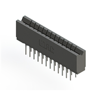 24 Position Female Connector Non Specified - Dual Edge Gold 0.156" (3.96mm) Black