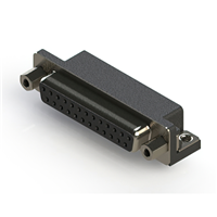 25 Position D-Sub Receptacle, Female Sockets Connector