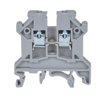 Conector de bloque de terminales 2 Posicións Pasante Gris 14-22 AWG