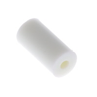 Round Spacer Unthreaded Nylon 0.380" (9.65mm) Natural