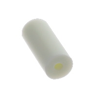 Round Spacer Unthreaded Nylon 0.375" (9.53mm) 3/8" Natural