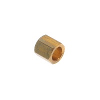 Hex Spacer Unthreaded Brass 0.250" (6.35mm) 1/4"