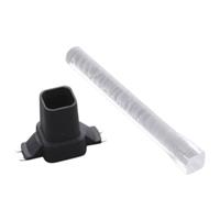 Light Pipe Single Red Rigid Board Mount, Press Fit