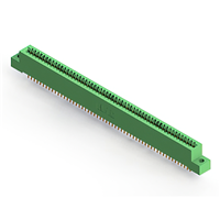 110 Position Femelle Connecteur Non spécifié - double bord Or 0,100 po (2,54mm) Vert