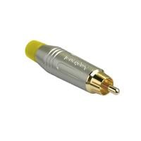 6,35mm (0,250", 1/4") - fone de ouvido Plugue de fono (RCA) Mono Conector Solda