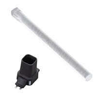 Hohllichtleiter Einzeln Grün Starr Platinebefestigung, Presspassung