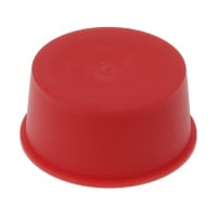 Hole Plug Low-Density Polyethylene Red