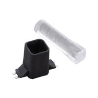 Hohllichtleiter Einzeln Rot Starr Platinebefestigung, Presspassung