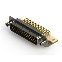 44 Position D-Sub, High Density Plug, Male Pins Connector