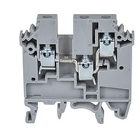 Conector de bloque de terminales 3 Posicións Pasante Gris 10-22 AWG