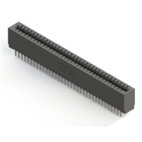 70 Position Female Connector Non Specified - Dual Edge Gold 0.100" (2.54mm) Black