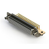 50 Position D-Sub Receptacle, Female Sockets Connector