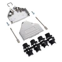 25 位置 两件后壳 连接器 银 180° 屏蔽