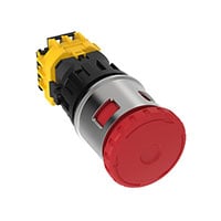 Emergency Stop Switch 4PST-NC Panel Mount, Front