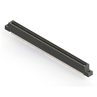 118 positionen Buchse Steckverbinder Nicht angegeben - Doppelkante Gold 0,100" (2,54mm) Schwarz