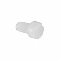 #6-32 Pan Head Machine Screw Slotted Drive Nylon