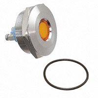 LED Panel Indicator Yellow 12V 15mA Screw Terminal