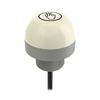 원형, 버튼, 돔형 SPST-NO 패널 실장, 전면 12 ~ 30VDC