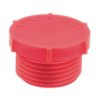Hole Plug Low-Density Polyethylene Red