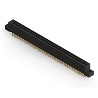 88 positionen Buchse Steckverbinder Nicht angegeben - Doppelkante Gold 0,125" (3,18mm) Schwarz