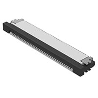 38 Position FFC, FPC Connector Contacts, Bottom 0.020" (0.50mm) Surface Mount, Right Angle