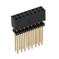 16 Position Elevated Socket Connector 0.079" (2.00mm) Through Hole Gold