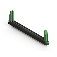 64 Position Female Connector Non Specified - Dual Edge Tin 0.156" (3.96mm) Black