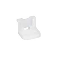 Single Opening Cable Tie Holder Natural Screw, #6