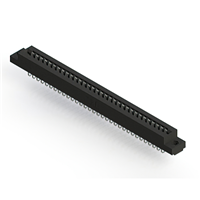 32 Position Female Connector Non Specified - Single Edge Tin 0.156" (3.96mm) Black