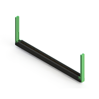 86 Position Femelle Connecteur Non spécifié - double bord Or 0,156 po (3,96mm) Noir