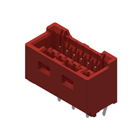 2 Position Receptacle Connector 0.059" (1.50mm) Through Hole Tin