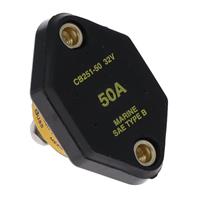 Skillebrytere Termisk 50A AC 32 V DC Automatisk tilbakestilling Chassismontering