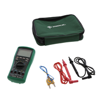 Auto/Manual True RMS Handheld Digital (DMM) Multimeter 4.75 Digit LCD, Dual, Bar Graph Display Voltage, Current, Resistance, Capacitance, Temperature, Frequency Continuity, Diode Test Function Features Backlight, Hold, Min/Max/Dif, Record