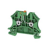 Terminal Block Connector 2 Position Disconnect Green 12-30 AWG