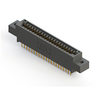 42 位置 母头 连接器 非指定 - 双边 镀金 0.100"（2.54mm） 黑色