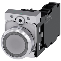 按钮开关 DPST-NO/NC 标准，发光式 前面板安装