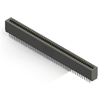 94 Position Female Connector Non Specified - Dual Edge Gold 0.100" (2.54mm) Black