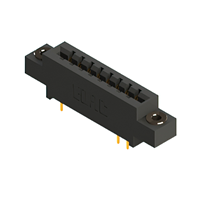 16 Position Female Connector Non Specified - Dual Edge Gold 0.156" (3.96mm) Black