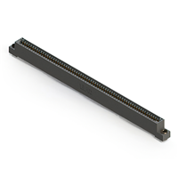 66 positionen Buchse Steckverbinder Nicht angegeben - Einzelkante Gold 0,100" (2,54mm) Schwarz