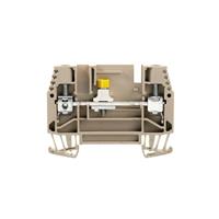 Terminal Block Connector 2 Position Disconnect Beige 8-20 AWG