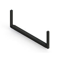 82 positionen Buchse Steckverbinder Nicht angegeben - Doppelkante Zinn 0,156" (3,96mm) Schwarz