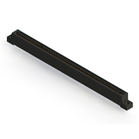 63 positionen Buchse Steckverbinder Nicht angegeben - Einzelkante Gold 0,100" (2,54mm) Schwarz