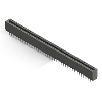 74 positionen Buchse Steckverbinder Nicht angegeben - Doppelkante Gold 0,156" (3,96mm) Schwarz