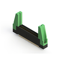 36 positionen Buchse Steckverbinder Nicht angegeben - Doppelkante Gold 0,100" (2,54mm) Schwarz