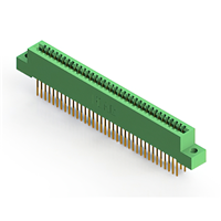 72 positionen Buchse Steckverbinder Nicht angegeben - Doppelkante Gold 0,100" (2,54mm) Grün