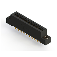 34 positionen Buchse Steckverbinder Nicht angegeben - Doppelkante Gold 0,100" (2,54mm) Schwarz