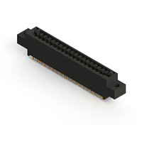 38 positionen Buchse Steckverbinder Nicht angegeben - Doppelkante Gold 0,125" (3,18mm) Schwarz