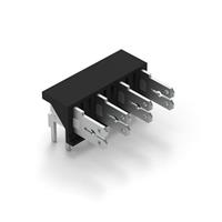 0.248" (6.30mm) Quick Connect Male Solder Connector Non-Mating End Insulated