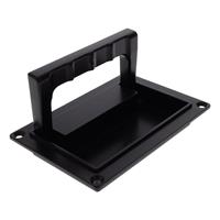 Inset Handle Aluminum Screw Holes, Front