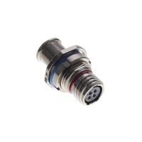 3 Position Circular Connector Receptacle, Male Pins Crimp